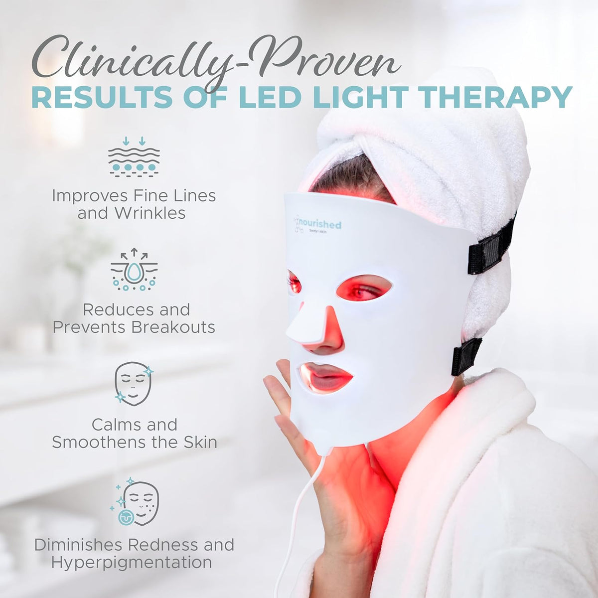 SekretSistar Red & Near-Infrared LED Light Therapy Device