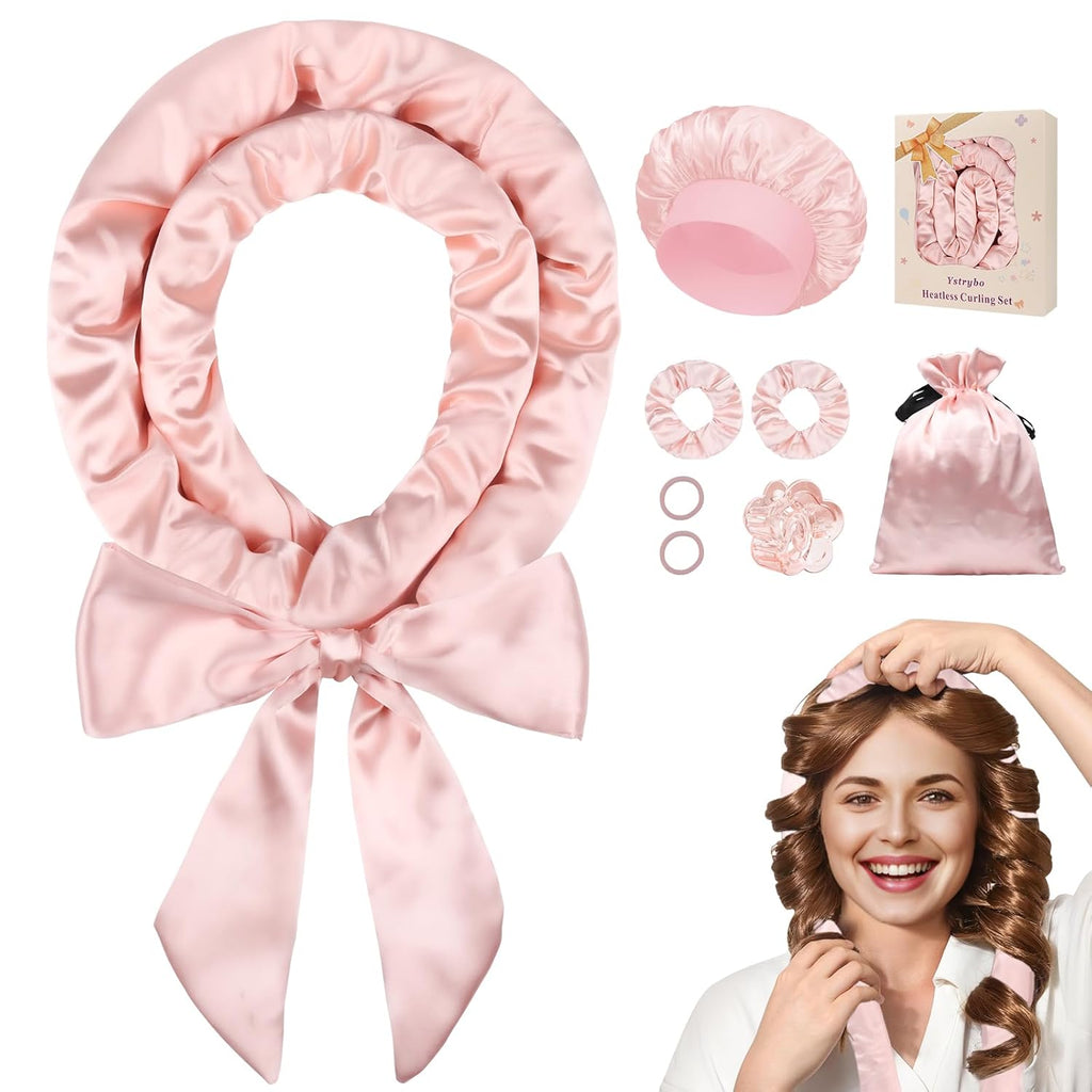 Satin Hair Curling Set