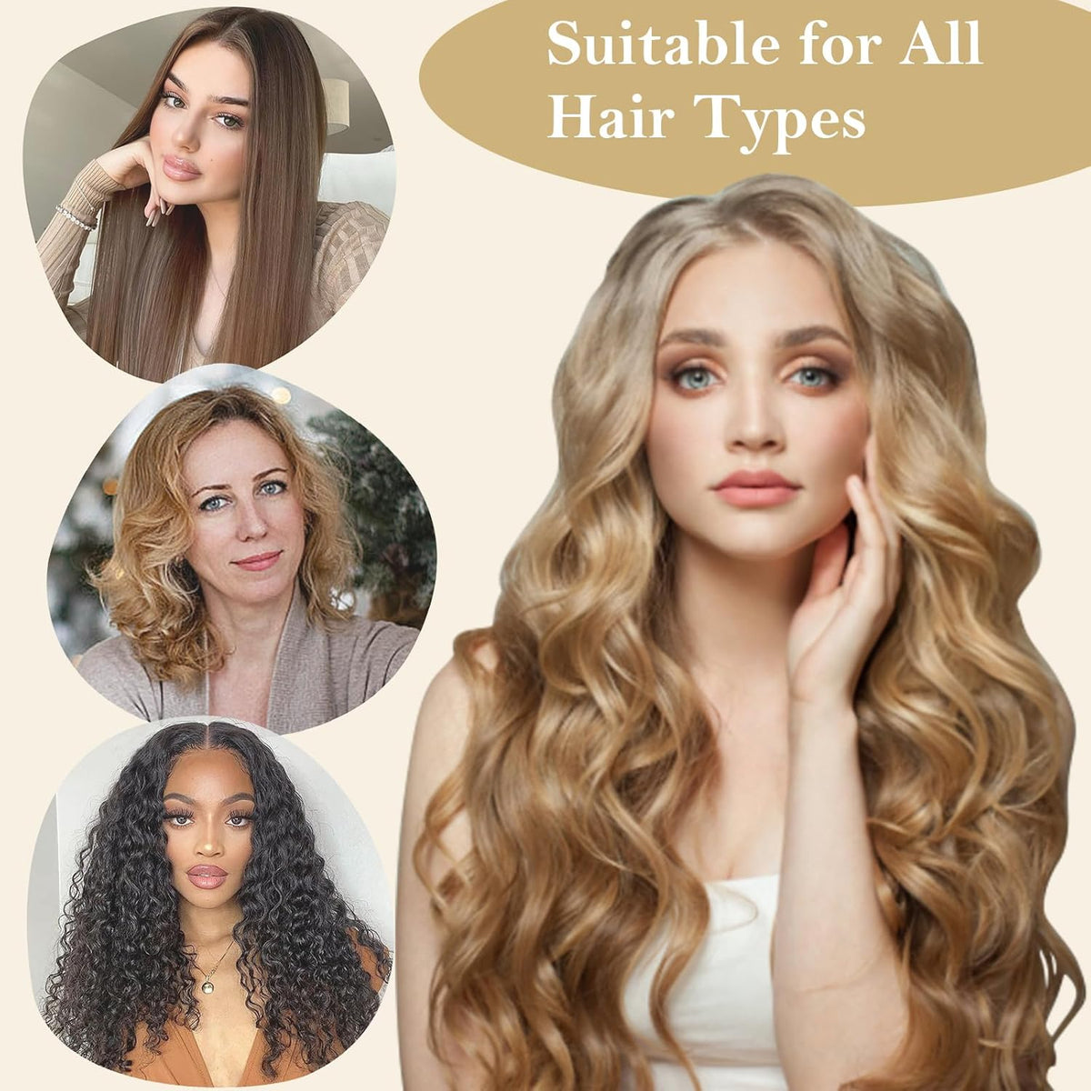 Satin Hair Curling Set
